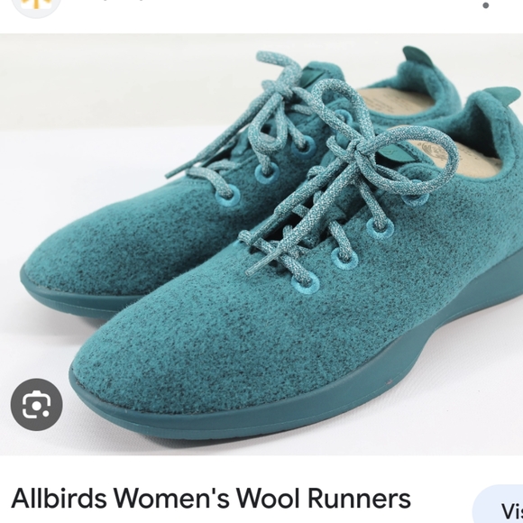 Allbirds Wool Runners - Tuke Teal + Teal Sole (Sz 8) - Picture 1 of 13